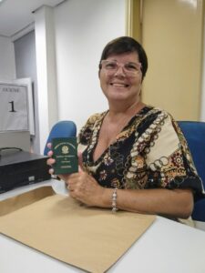 A enfermeira Teresa Pertile
